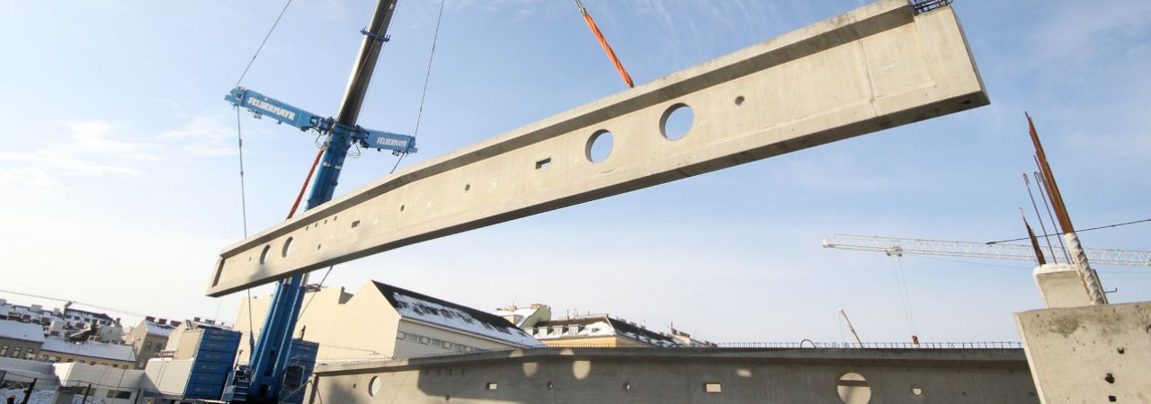 Baustelle beim Hauptbahnhof