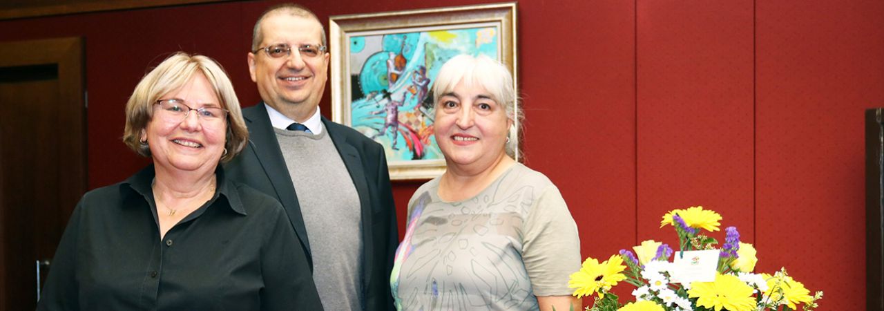 Das Team der International Offices in Sofia v.l.n.r.: Hrabra Marinova, Jassen Panov und Irina Simova