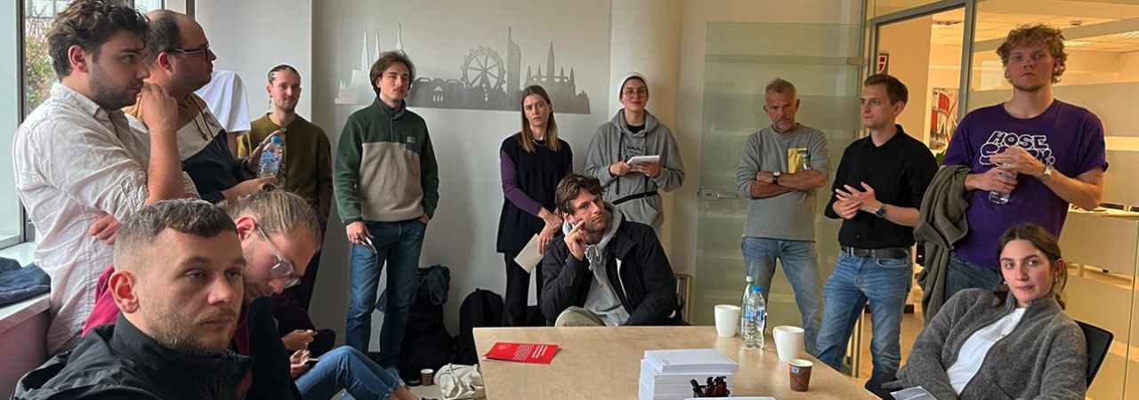 Студенти на посещение в международния офис на Община Виена в София